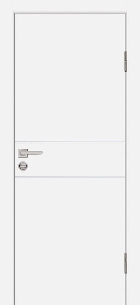 Межкомнатная дверь П-15 Белый матовый