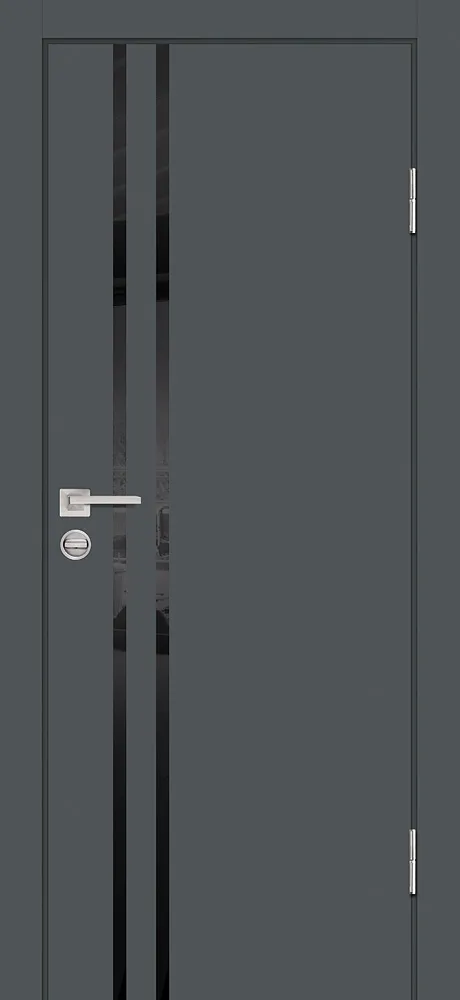 Межкомнатная дверь П-11 Графит матовый